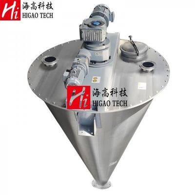 Powder Double Screw Cone Mixer Crystallized Particles Double Cone Blender Machine