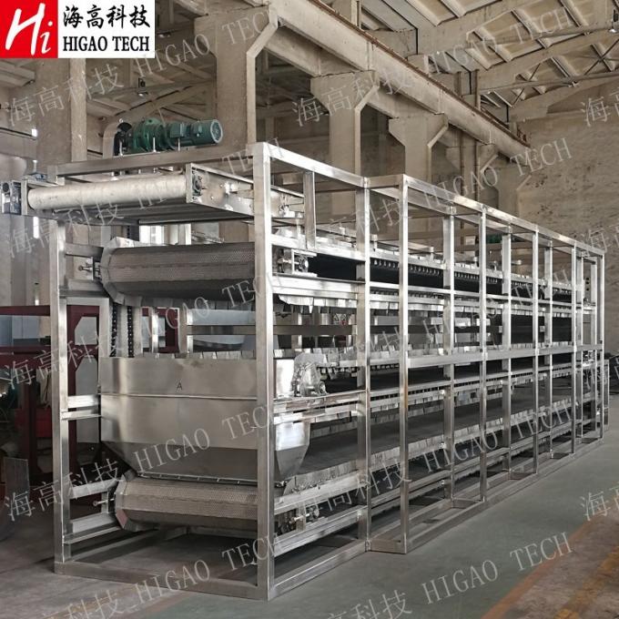 Continuous Mesh Belt Alfalfa Drying Machine Dryer for Dried Fruits and Herb Dehydrator